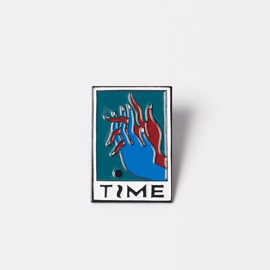By Parra Hands Of Time Pin - Mallard Green