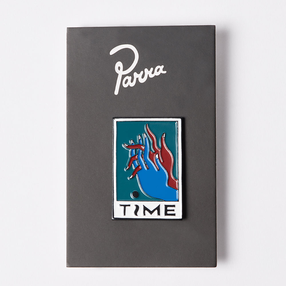 By Parra Hands Of Time Pin - Mallard Green