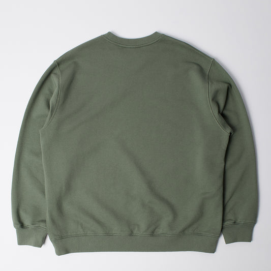 By Parra Flag Logo Crew Sweat - Green