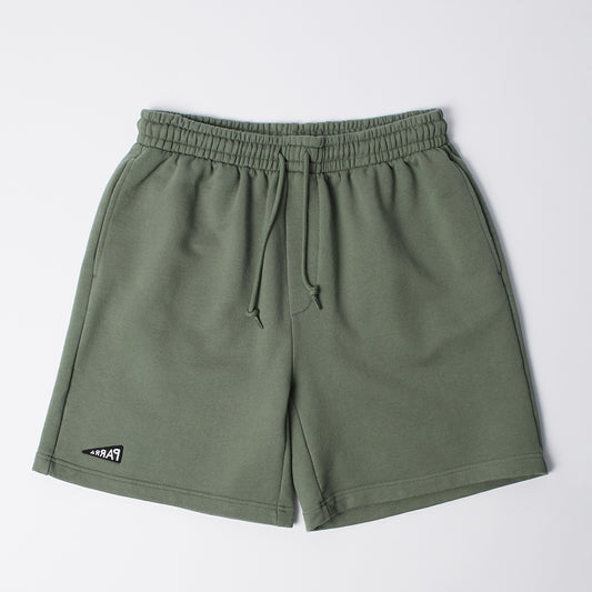 By Parra Flag Logo Sweatshorts - Green