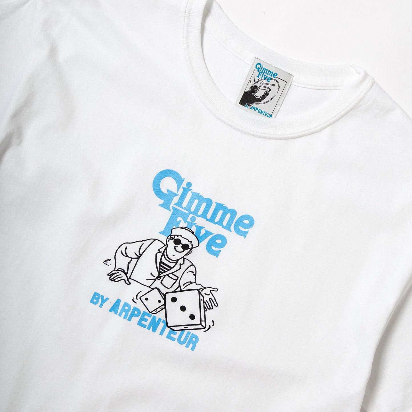 Gimme Five by Arpenteur Dice T-Shirt - White