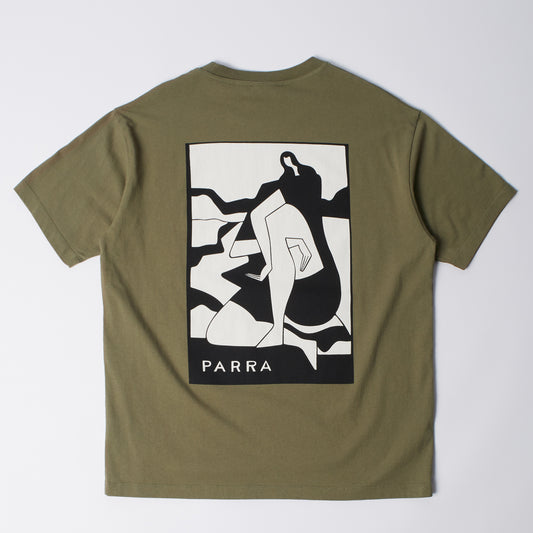 By Parra Waiting For You T-Shirt - Green