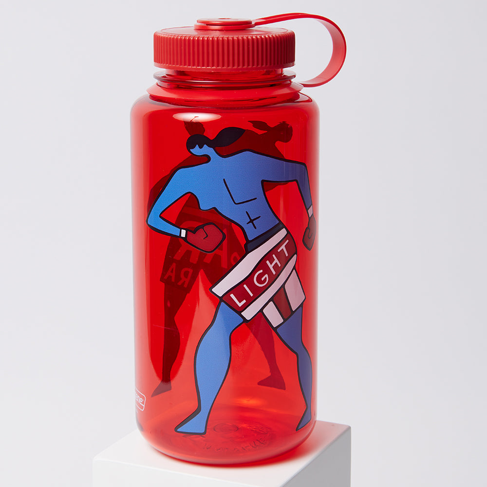 By Parra Water Slapped Nalgene Bottle - Red