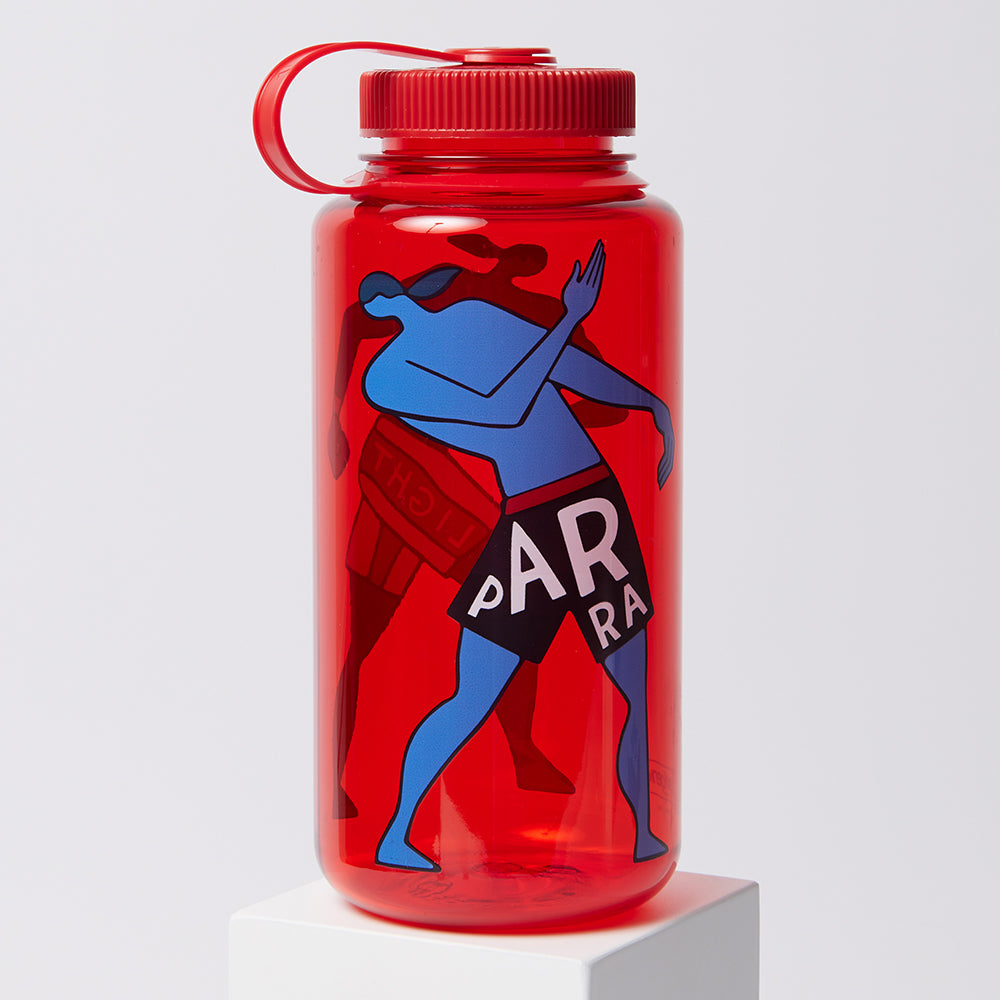 By Parra Water Slapped Nalgene Bottle - Red