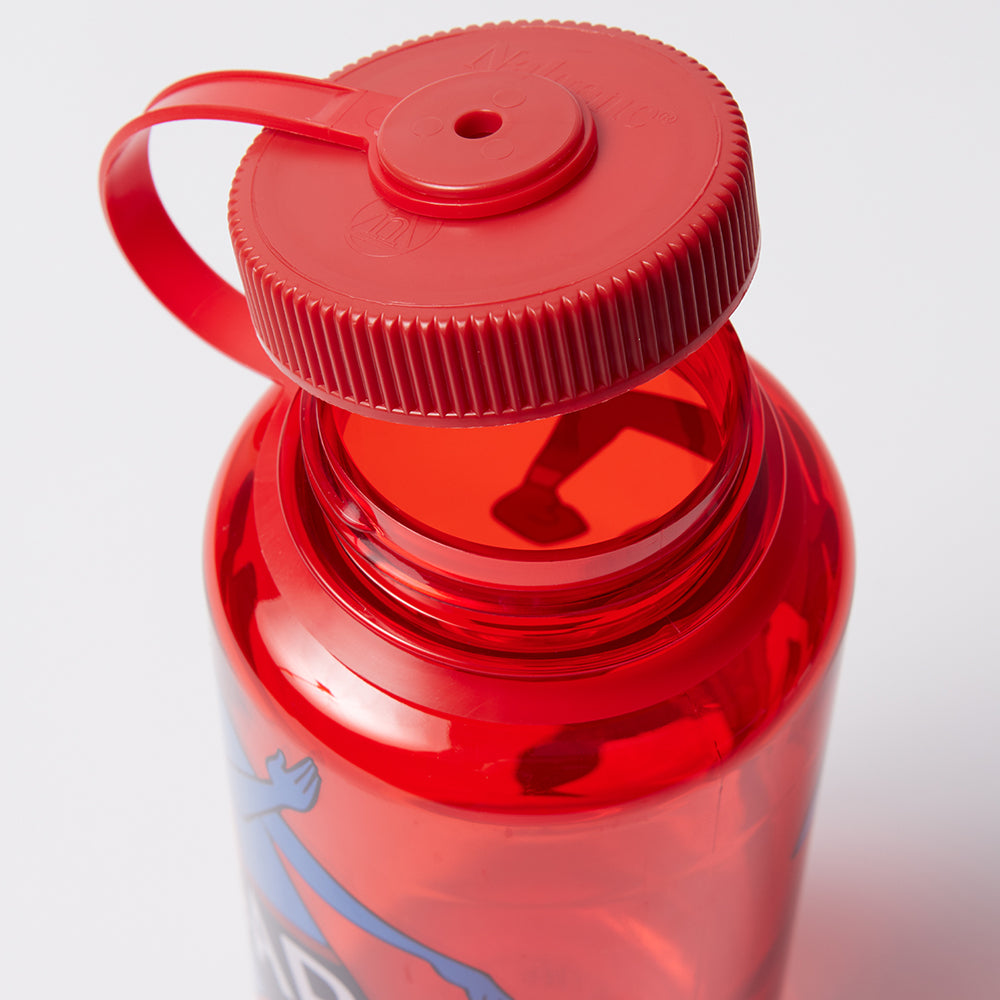 By Parra Water Slapped Nalgene Bottle - Red