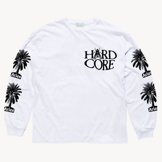 Aries Arise Palm LS T-Shirt - White