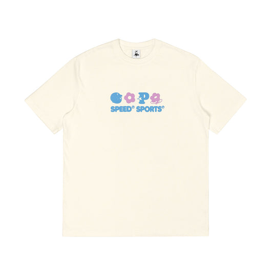 PAWA Multi Monogram T-Shirt - Cream