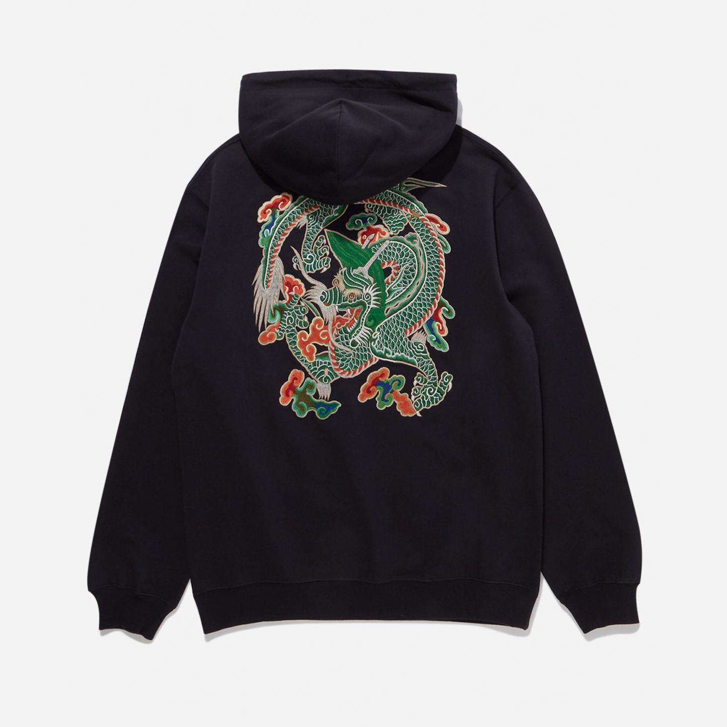 Maharishi Maha Force Embroidered Hoodie - Navy