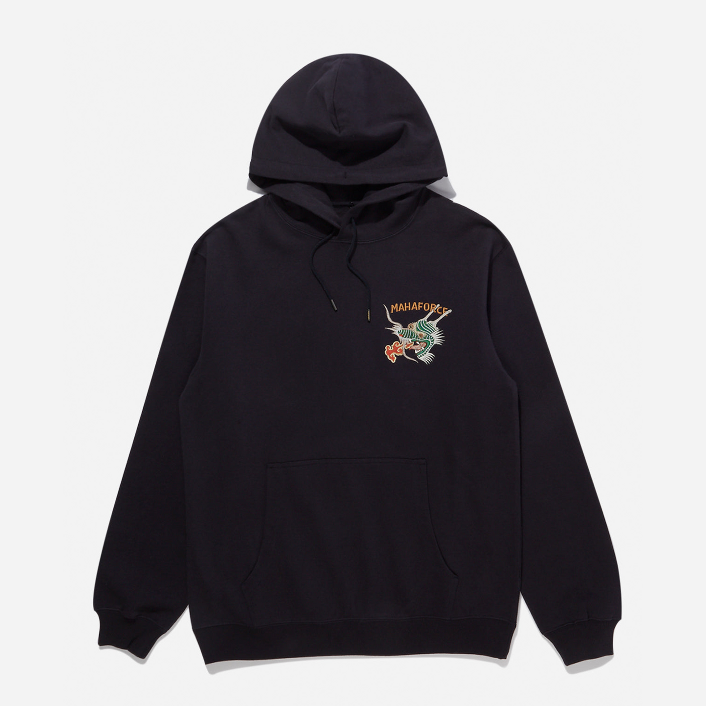 Maharishi Maha Force Embroidered Hoodie - Navy