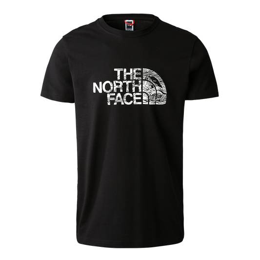 The North Face Woodcut Dome T-Shirt - Black