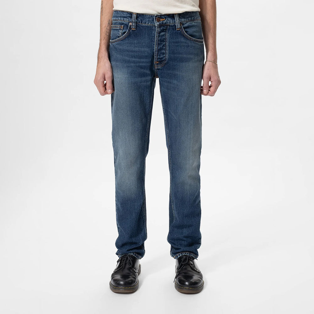 Nudie Jeans Solid Ollie Jean - Wild Blue