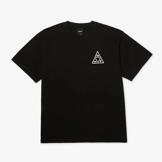 HUF Triple Triangle SS Tee - Black White