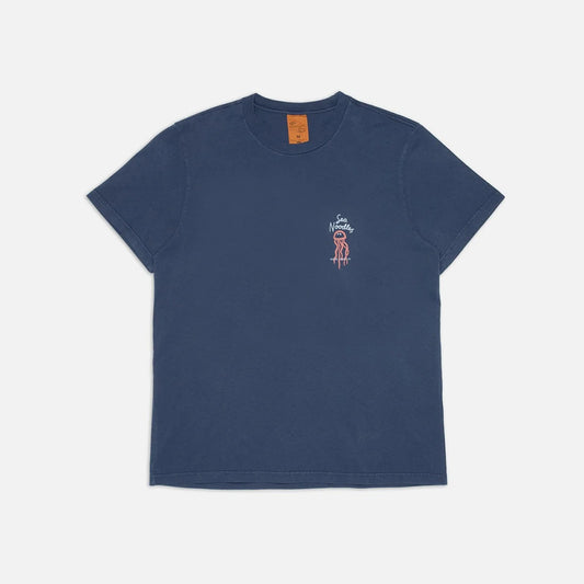 Nudie Jeans Roy Sea Noodles T-Shirt - Dark Blue