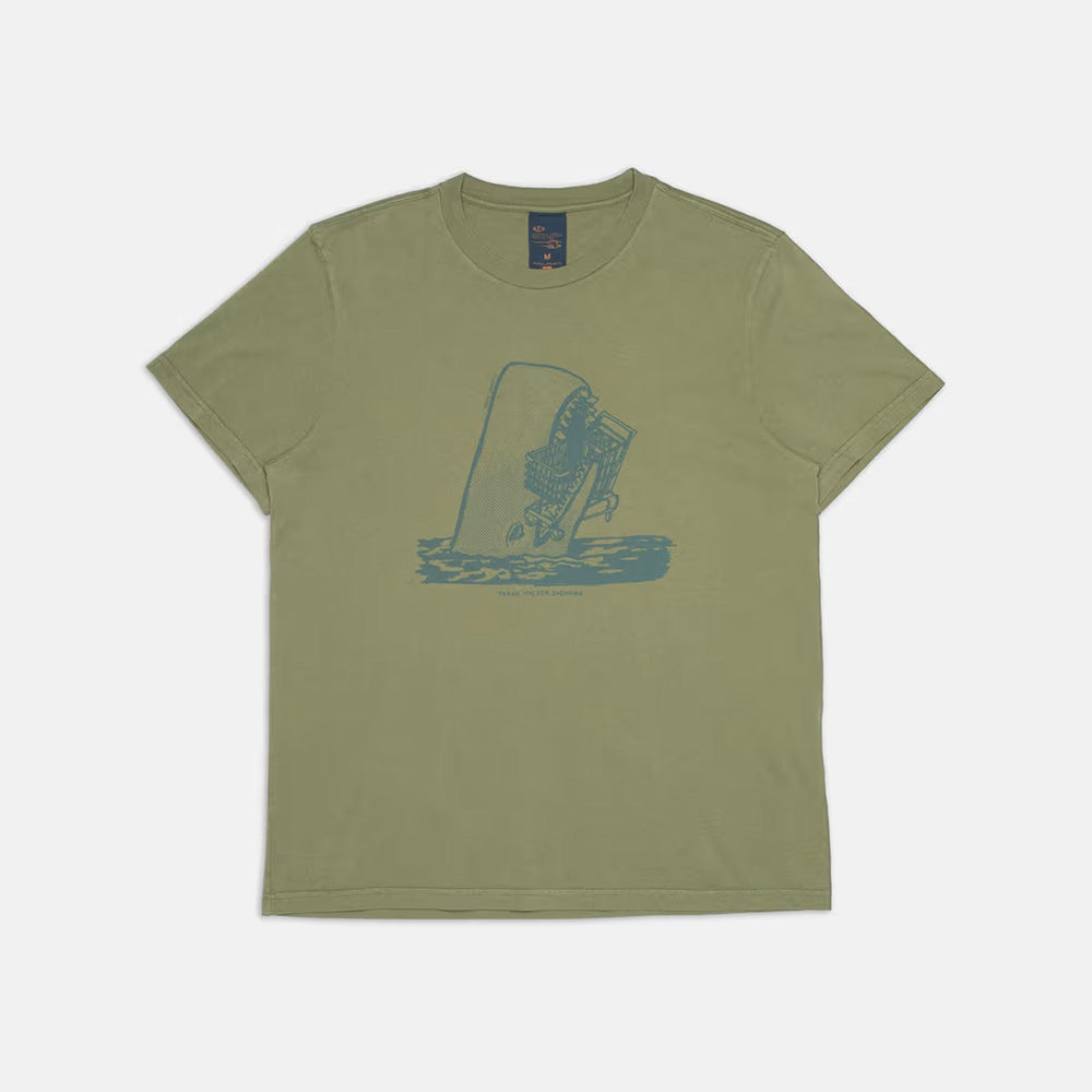 Nudie Jeans Roy Shop-Chop T-Shirt - Green