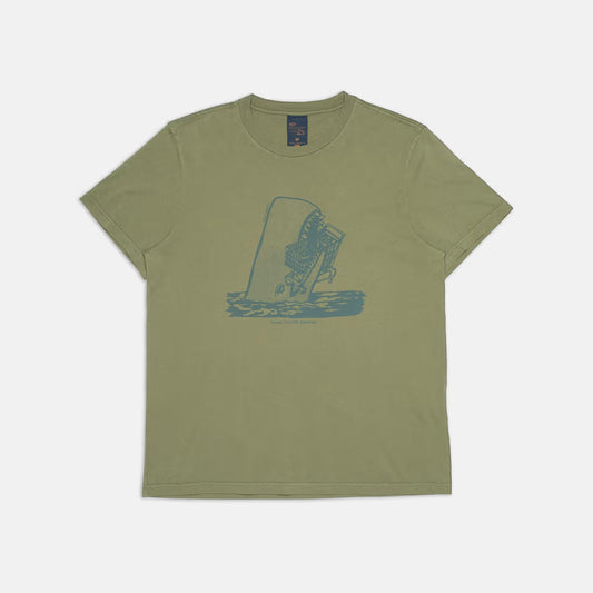 Nudie Jeans Roy Shop-Chop T-Shirt - Green