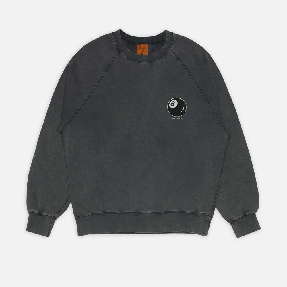 Nudie Jeans Palle Sweatshirt Knock-Topus - Anthracite
