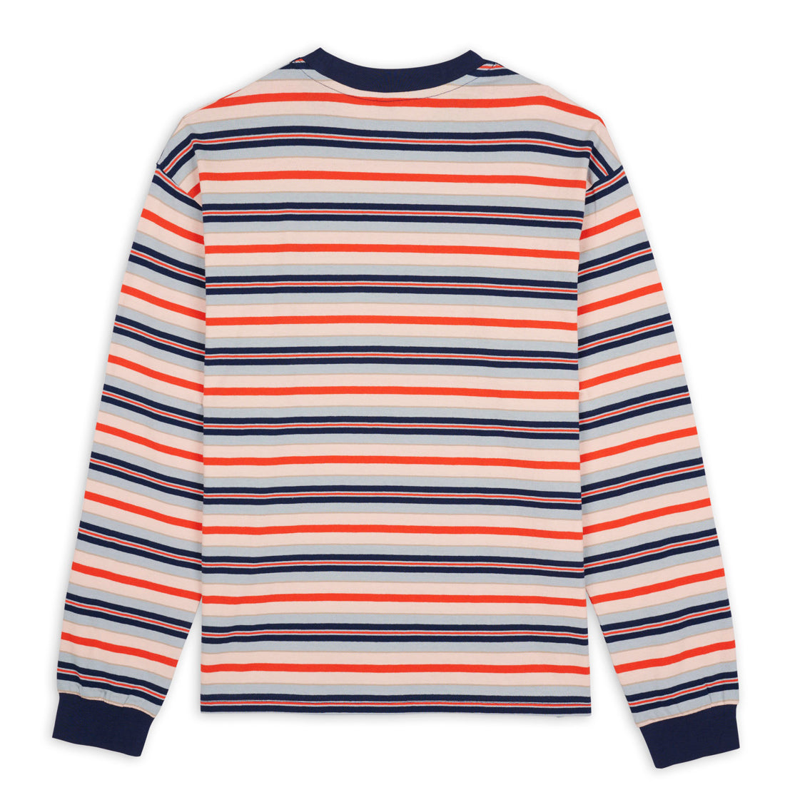 Brain Dead 92 Striped LS T-Shirt - Navy