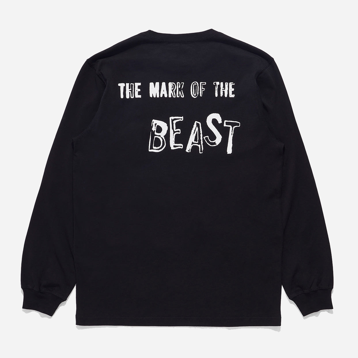 Maharishi x Warhol Mark Of The Beast LS T-Shirt - Black