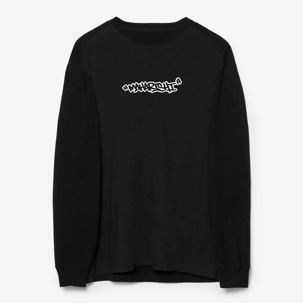 Maharishi Swirling Snowflake LS Tee - Black