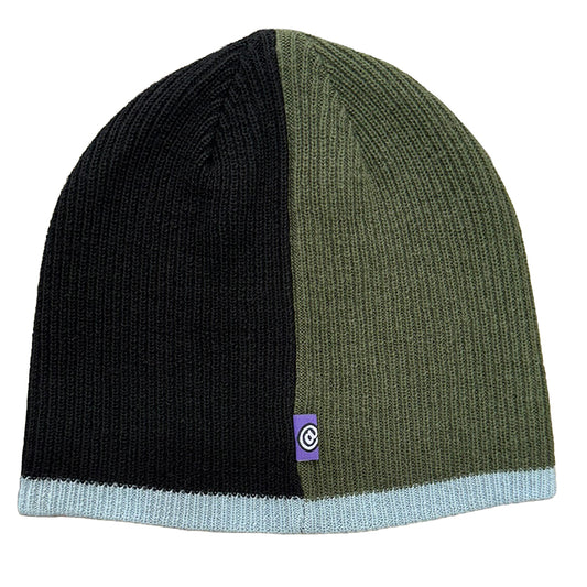 ADWYSD Stripe Beanie - Khaki Blue