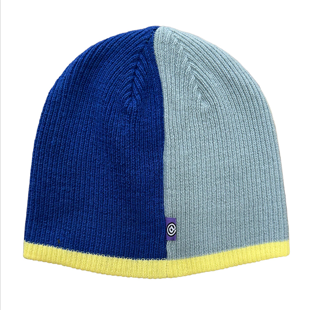 ADWYSD Stripe Beanie - Blue Yellow