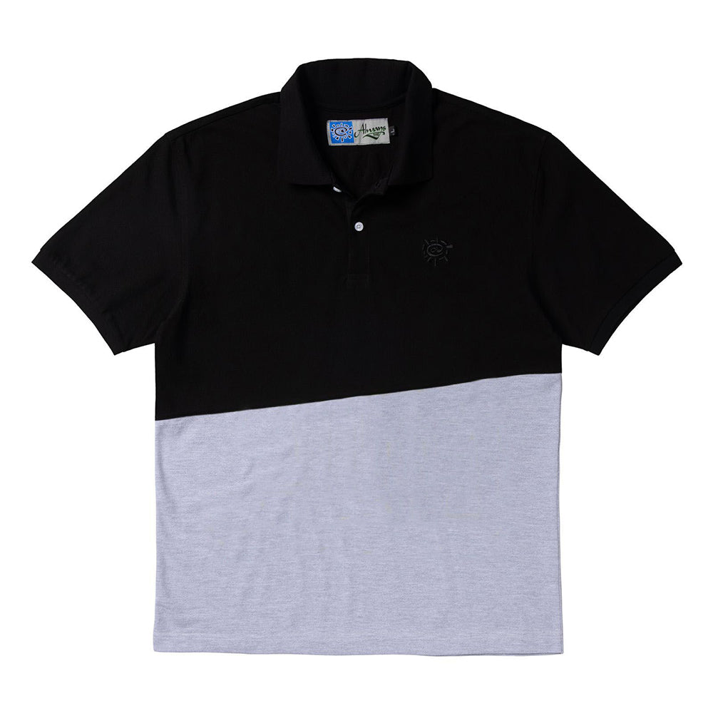 ADWYSD Two Tone Polo - Black Grey