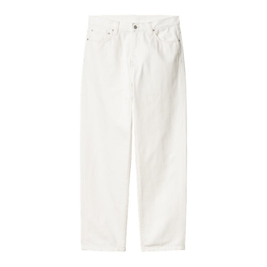 Carhartt WIP Aaron Pant - White Rinsed