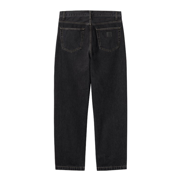 Carhartt WIP Aaron Pant - Black Stone Washed