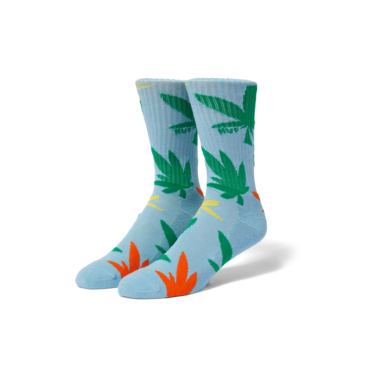 HUF Abstract Plantlife Sock - Light Blue