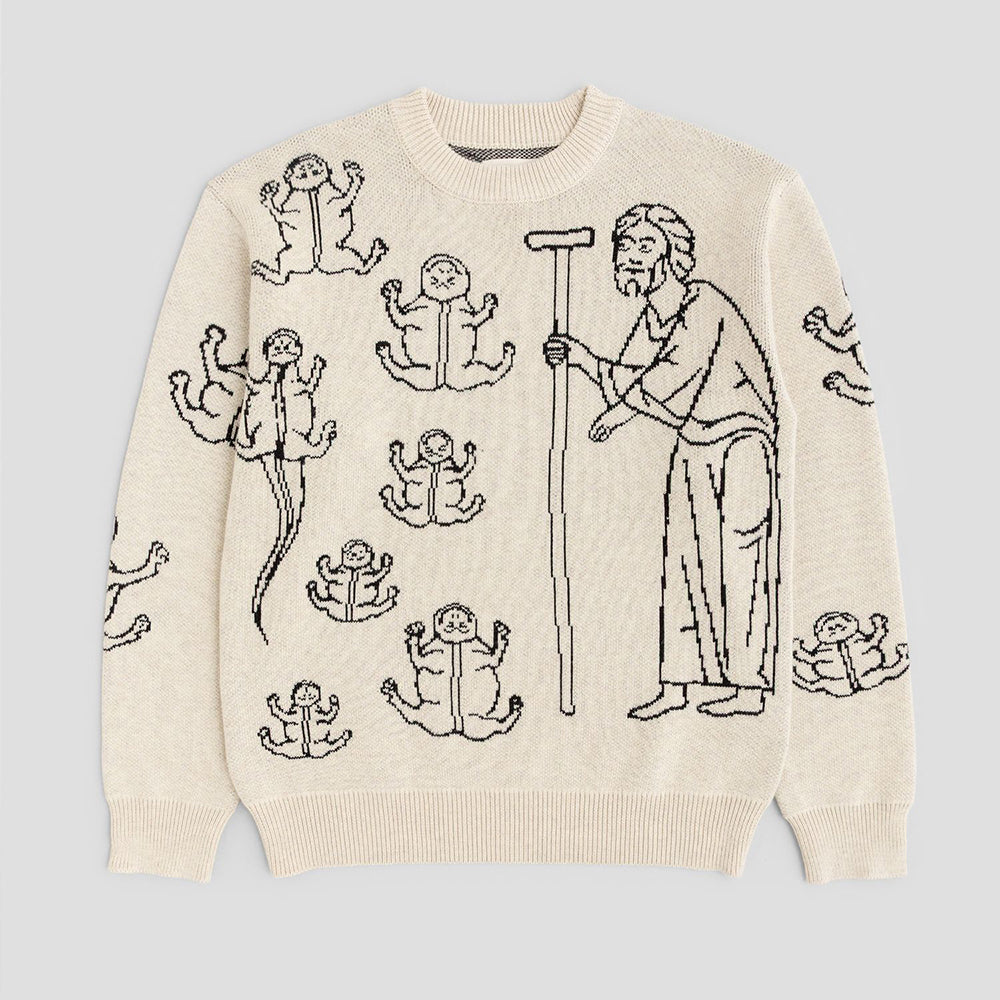 Heresy Frogs! Knit - Fog