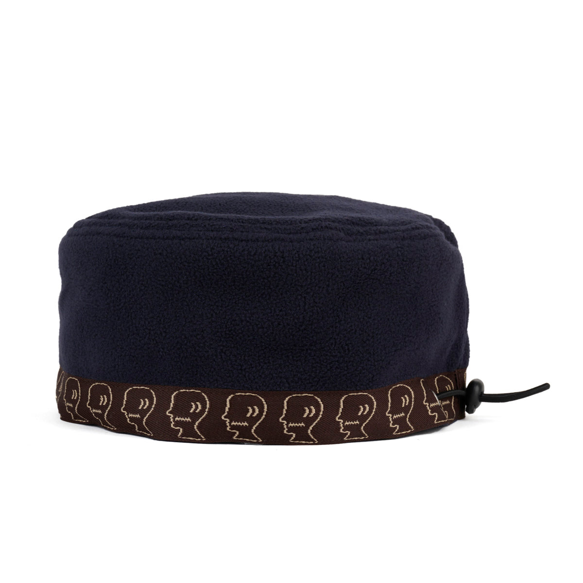 Brain Dead Adjustable Polar Fleece Beanie - Navy