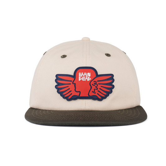 Brain Dead Afterlife 6 Panel Cap - Cream