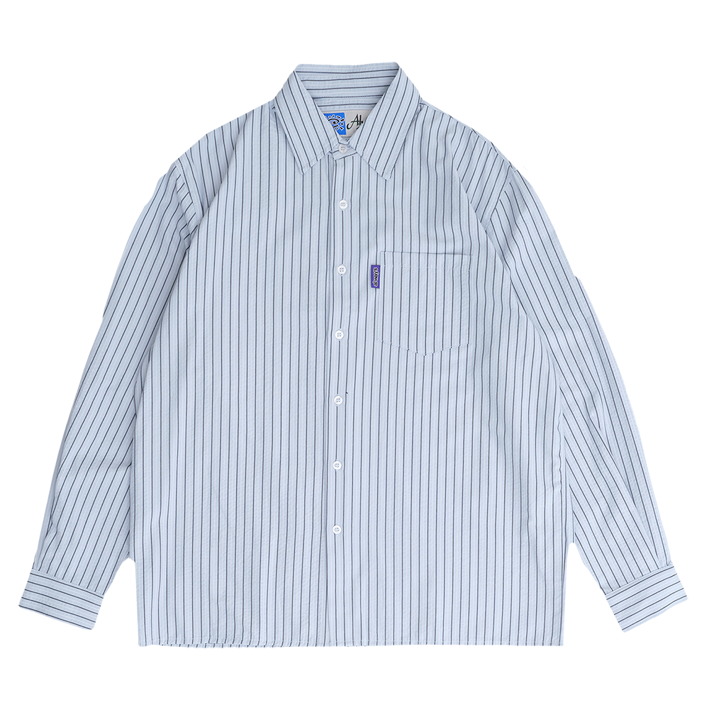 Always Do What You Should Do Business Leisure LS Shirt - Sky Blue