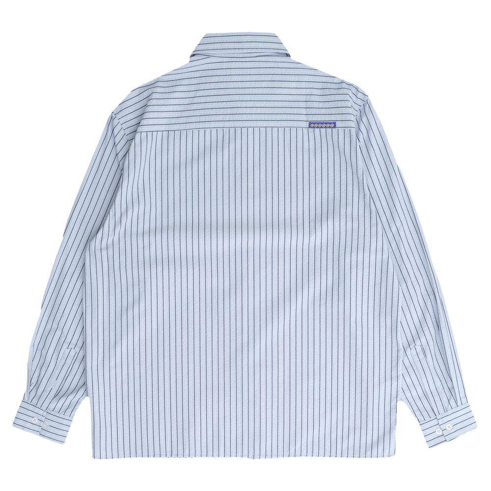 Always Do What You Should Do Business Leisure LS Shirt - Sky Blue