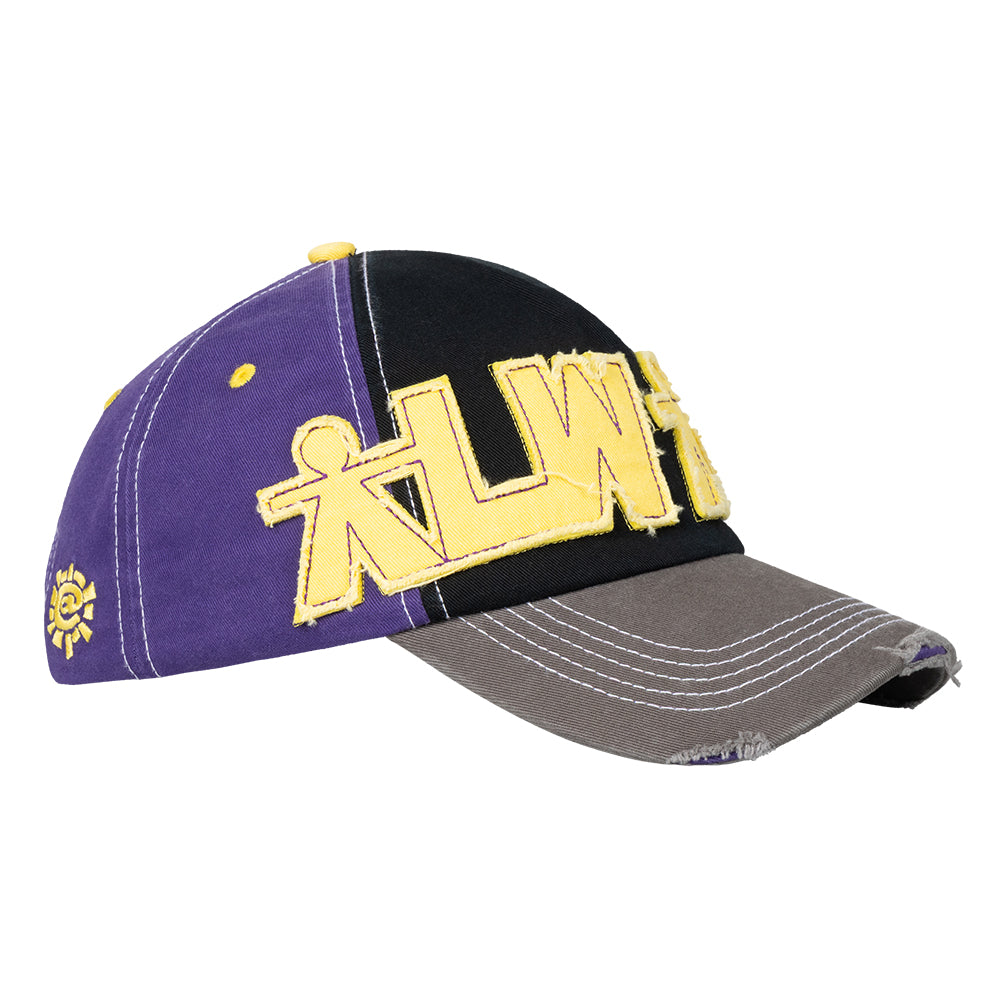ADWYSD 5P Human Logo Cap - Purple Black Yellow
