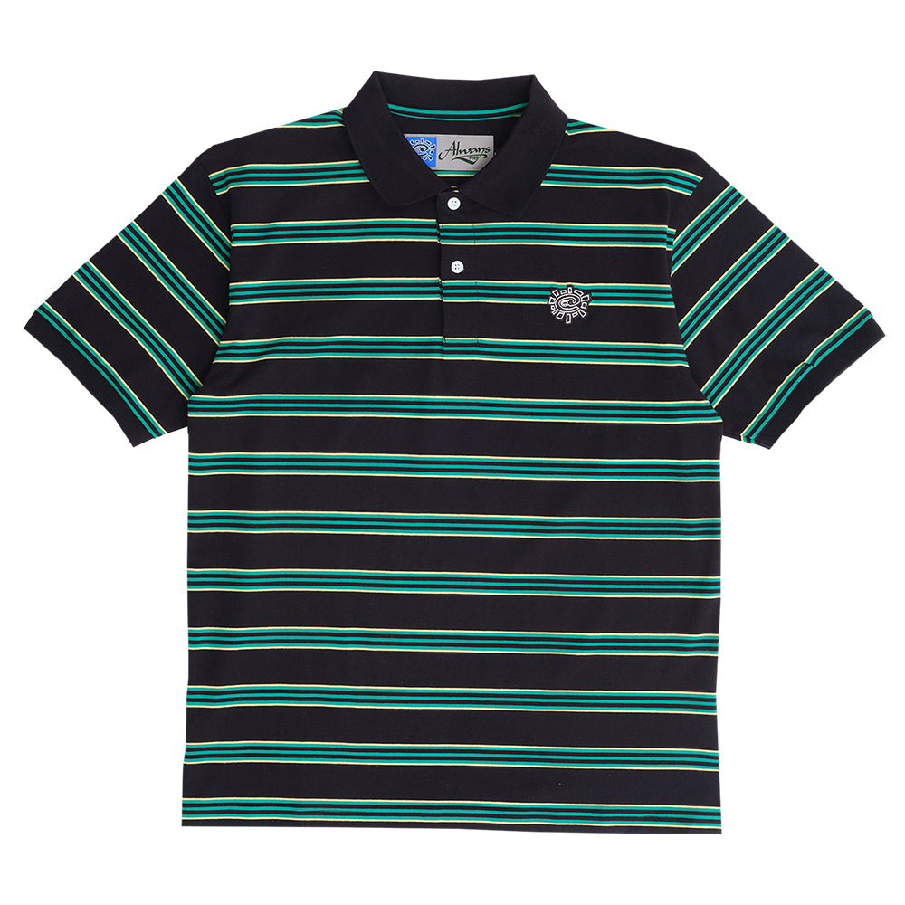 Always Do What You Should Do Educated Applique Polo - Black Green