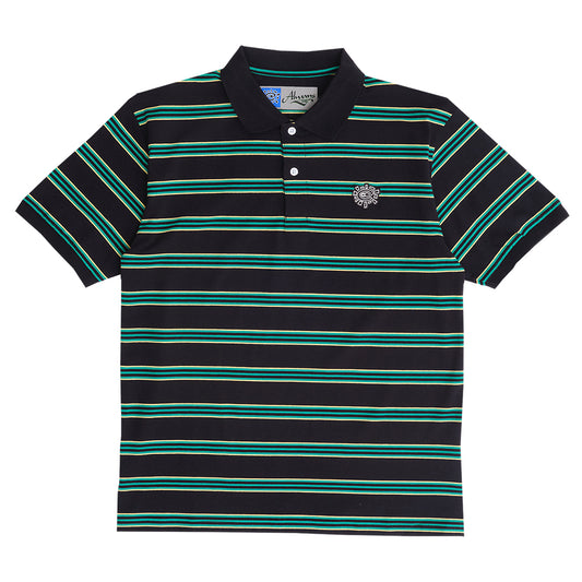 Always Do What You Should Do Educated Applique Polo - Black Green