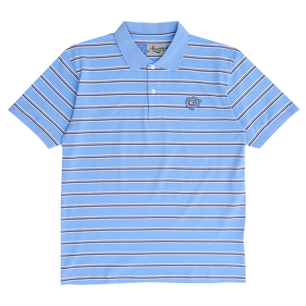 Always Do What You Should Do Educated Applique Polo - Blue White