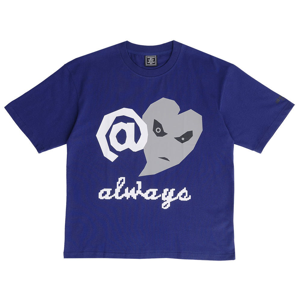 Always Do What You Should Do Love Is Hard Tee - Navy