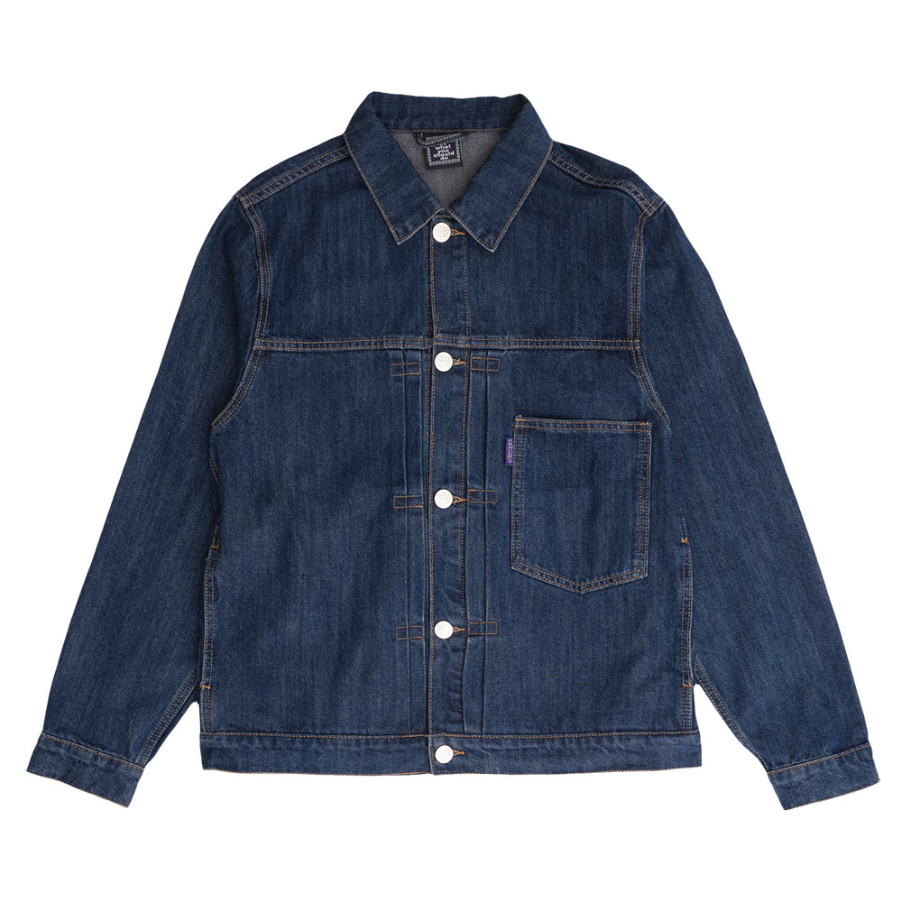 Always Do What You Should Do Nigo Purple Label Denim Jacket - Blue