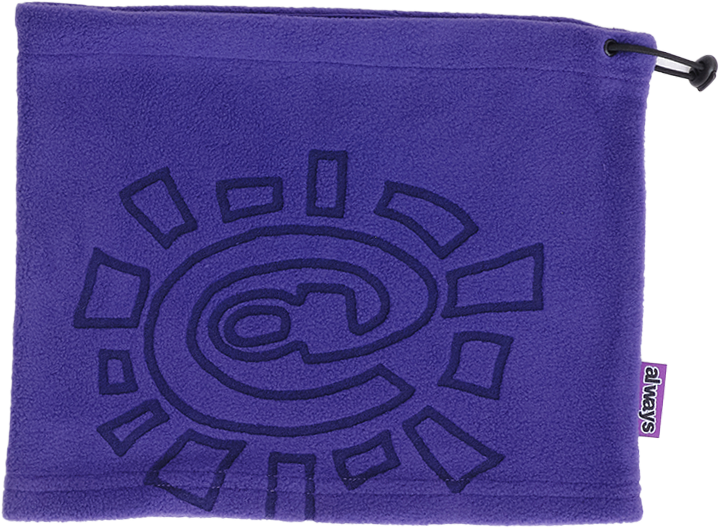 Always Do What You Should Do Polarfleece Snood - Purple