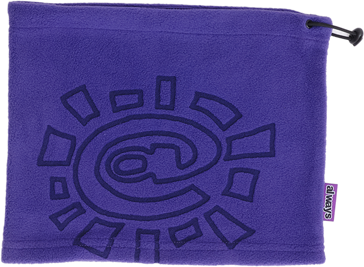 Always Do What You Should Do Polarfleece Snood - Purple