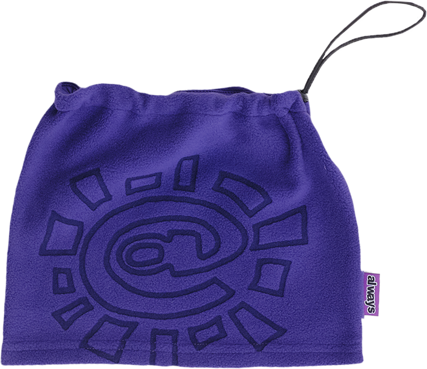 Always Do What You Should Do Polarfleece Snood - Purple