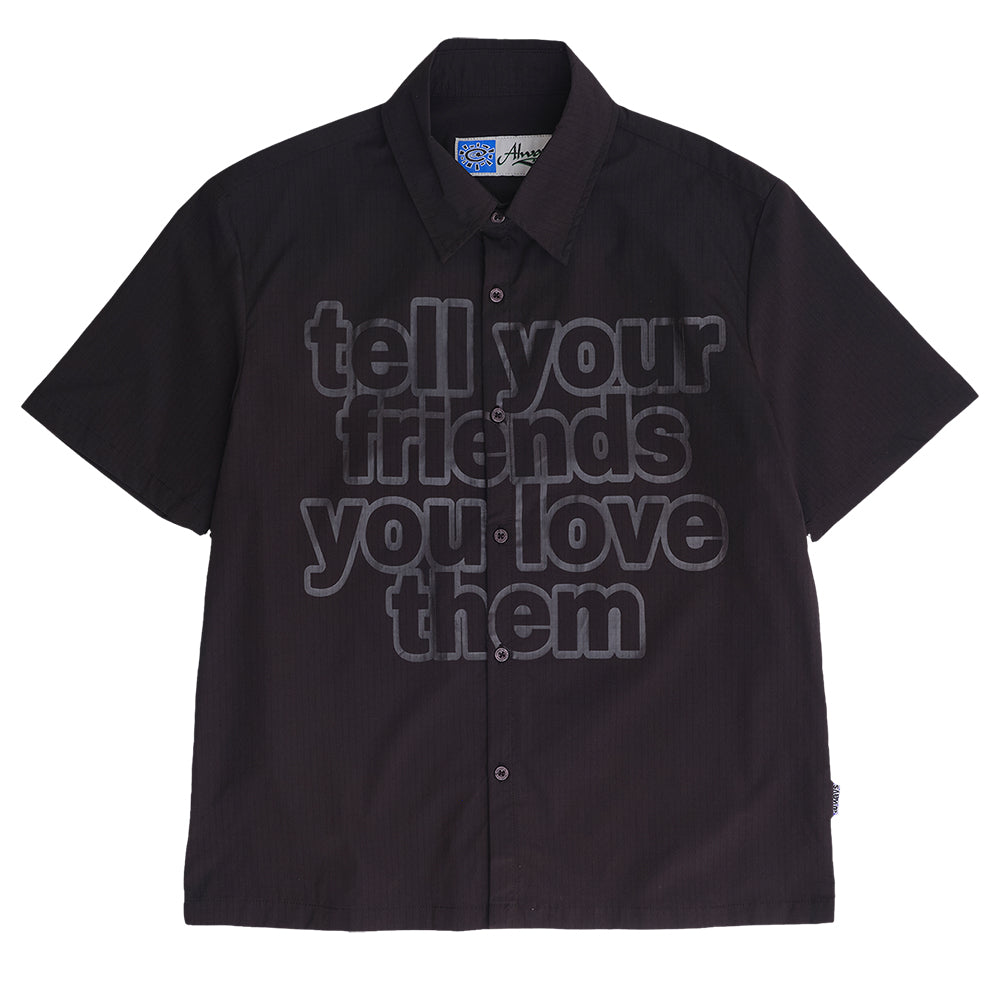 Always Do What You Should Do Tyfylt SS Shirt - Black