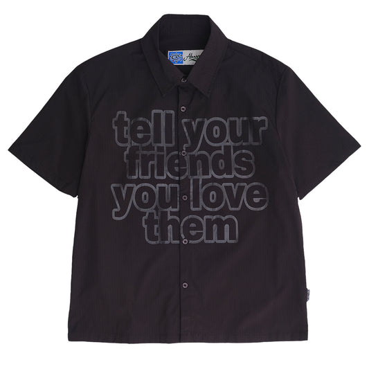 Always Do What You Should Do Tyfylt SS Shirt - Black