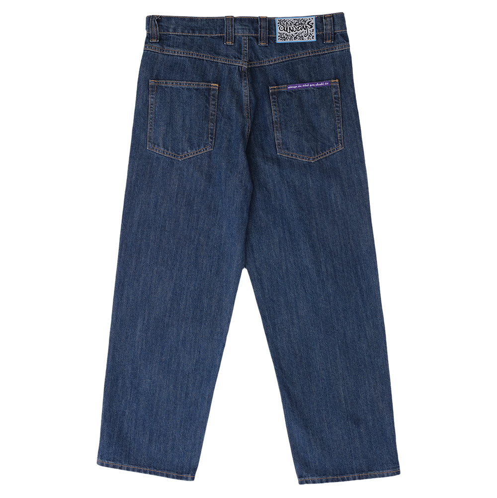 Always Do What You Should Do Nigo Purple Label Denim Jeans - Blue