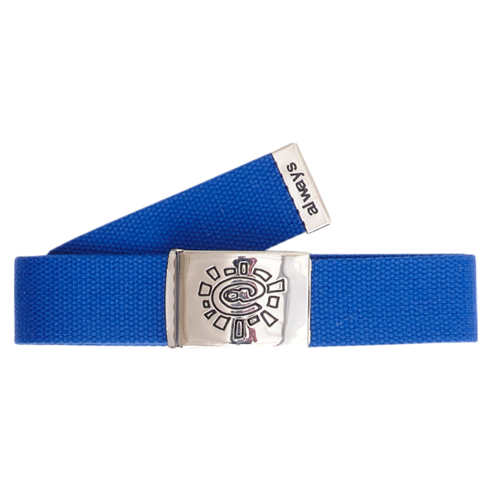 Always Do What You Should Do Canvas Belt - Blue