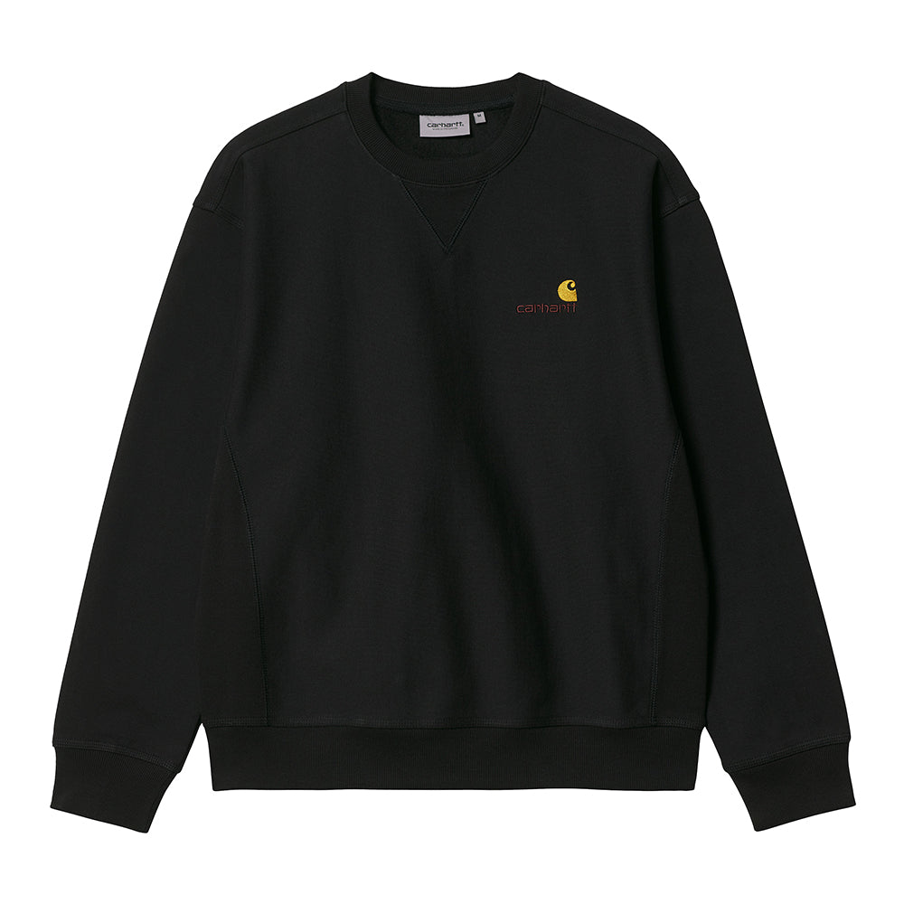 Carhartt WIP American Script Sweatshirt - Black