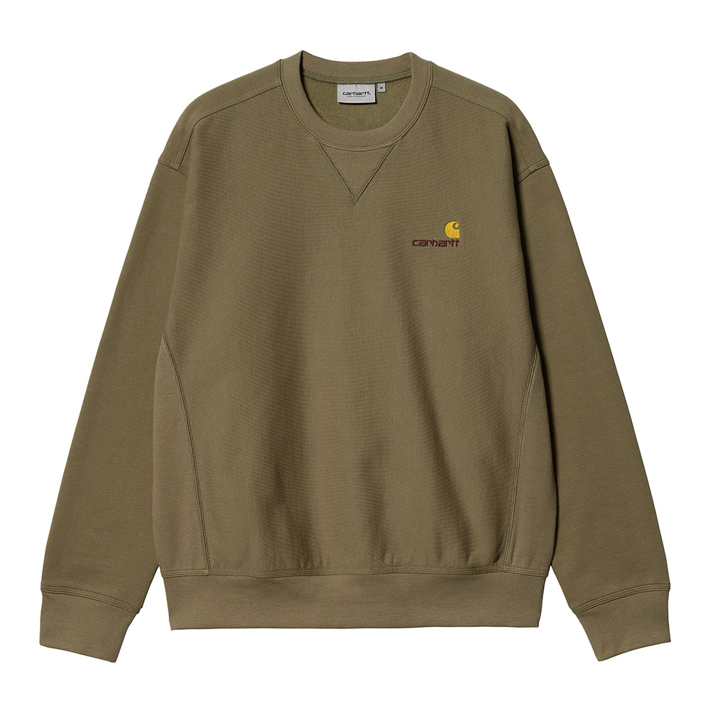 Carhartt WIP American Script Sweatshirt - Larch
