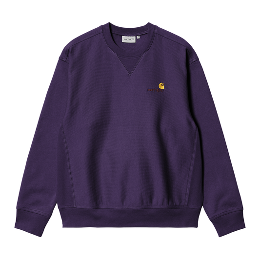 Carhartt WIP American Script Sweatshirt - Cassis